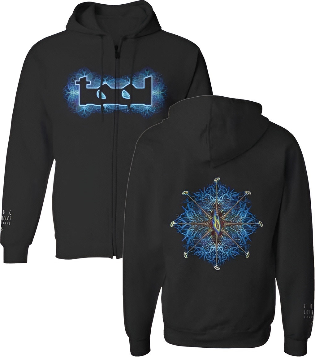 Tool Nerve Ending Zip Up Hoodie Black - Merch2rock Alternative